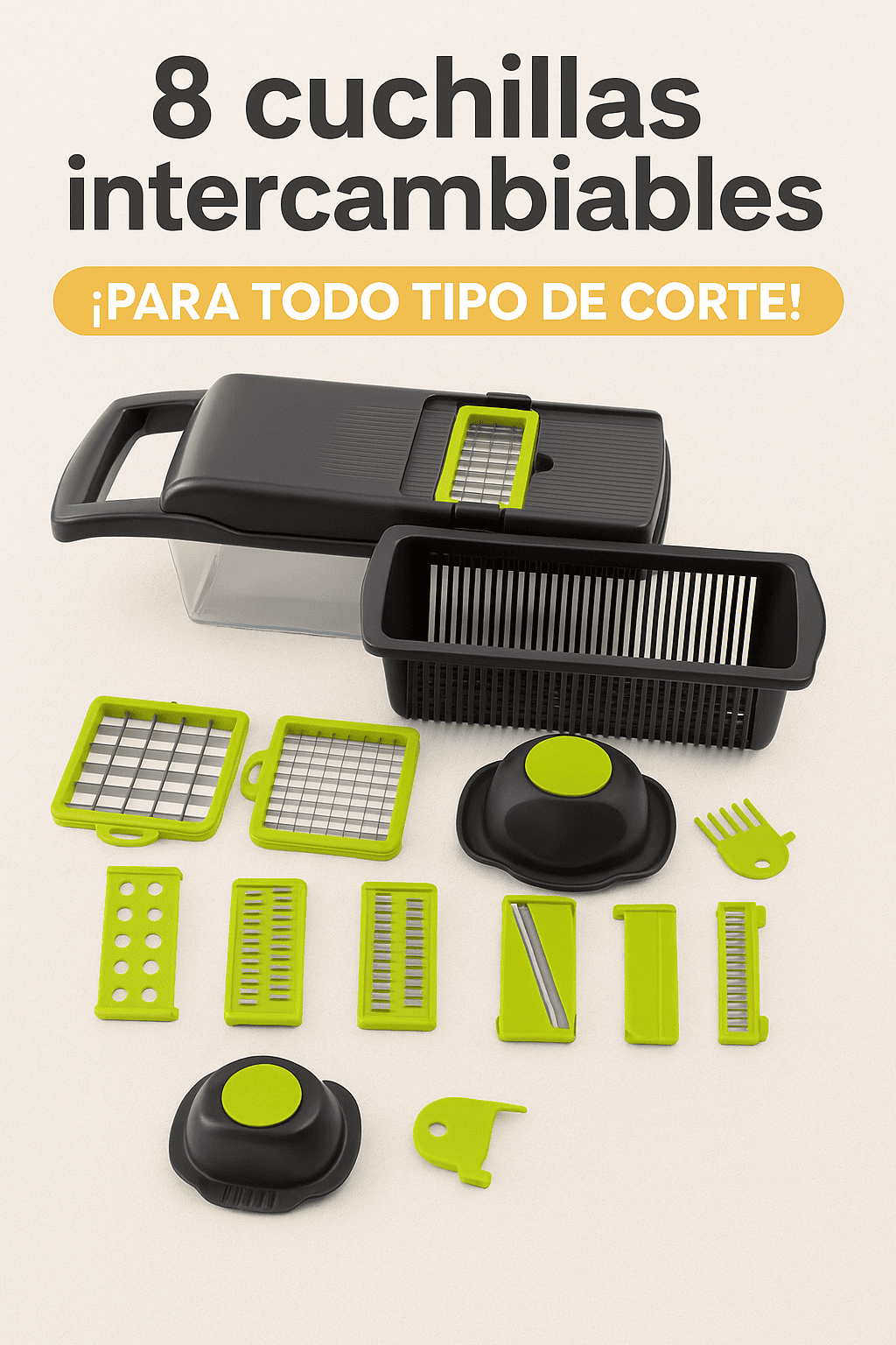 Picadora Mágica 13 en 1 – ¡Corta, Tritura y Cocina en la Mitad del Tiempo!